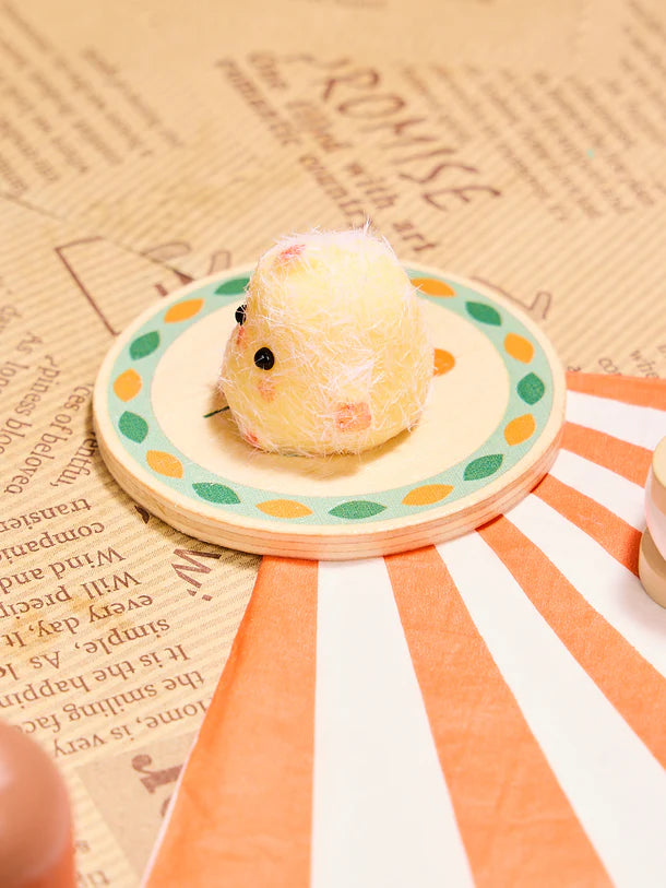 Flocked Mini Cute Chick Squeeze Toys