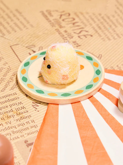 Flocked Mini Cute Chick Squeeze Toys