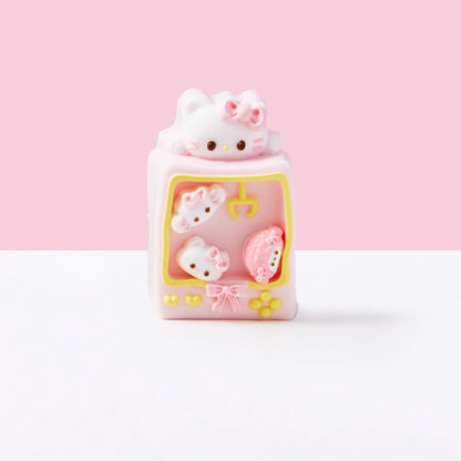 Pink Kitten Claw Machine Taba Squishy