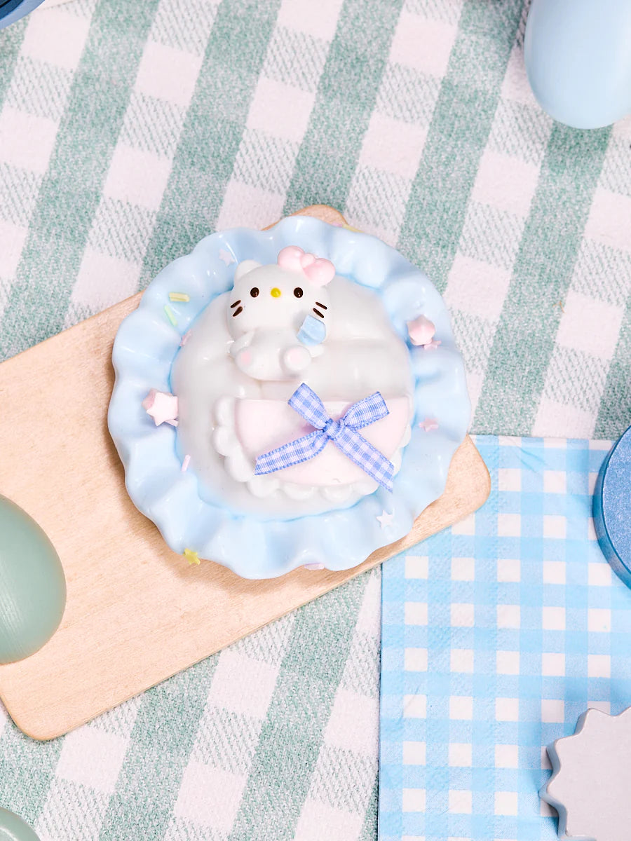 Cute Blue-white Sleeping Kitten Taba Squishy