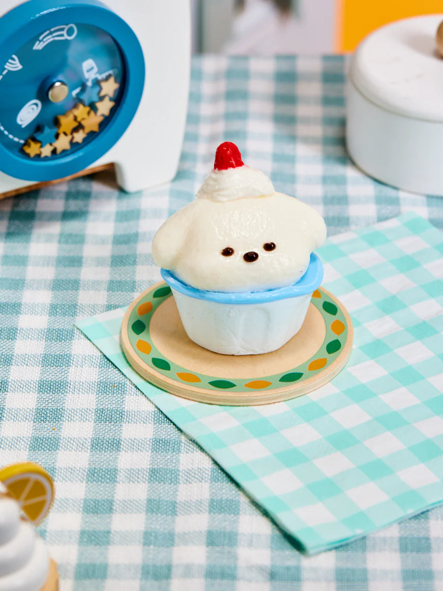 Cartoon Puppy Cupcake Taba Squishy