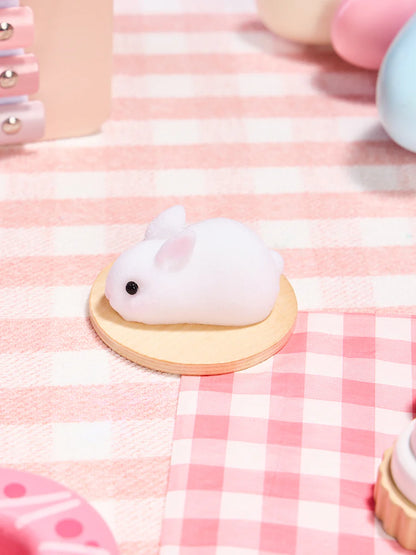 Flocked Mini Rabbit Taba Squishy