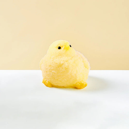Flocked Chick Squeeze Toy