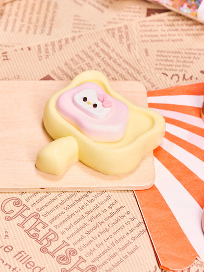 Yellow Kitten Makeup Mirror Taba Squishy
