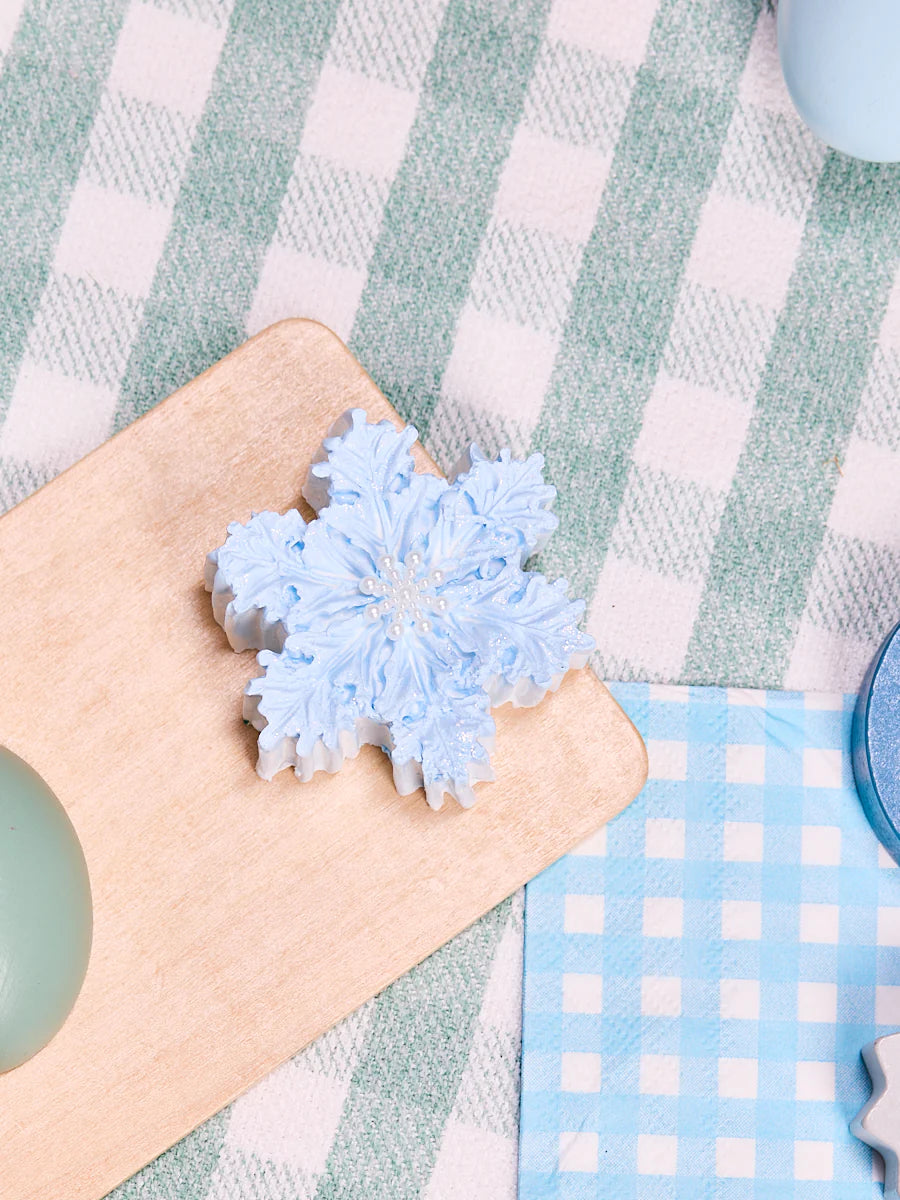 Light Blue Snowflake Taba Squishy
