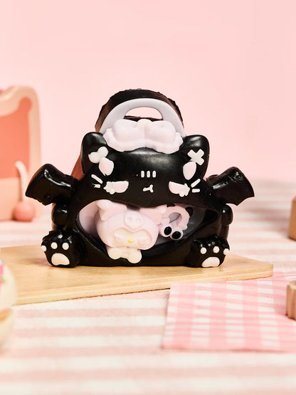 Black-purple Devil Cat Taba Squishy