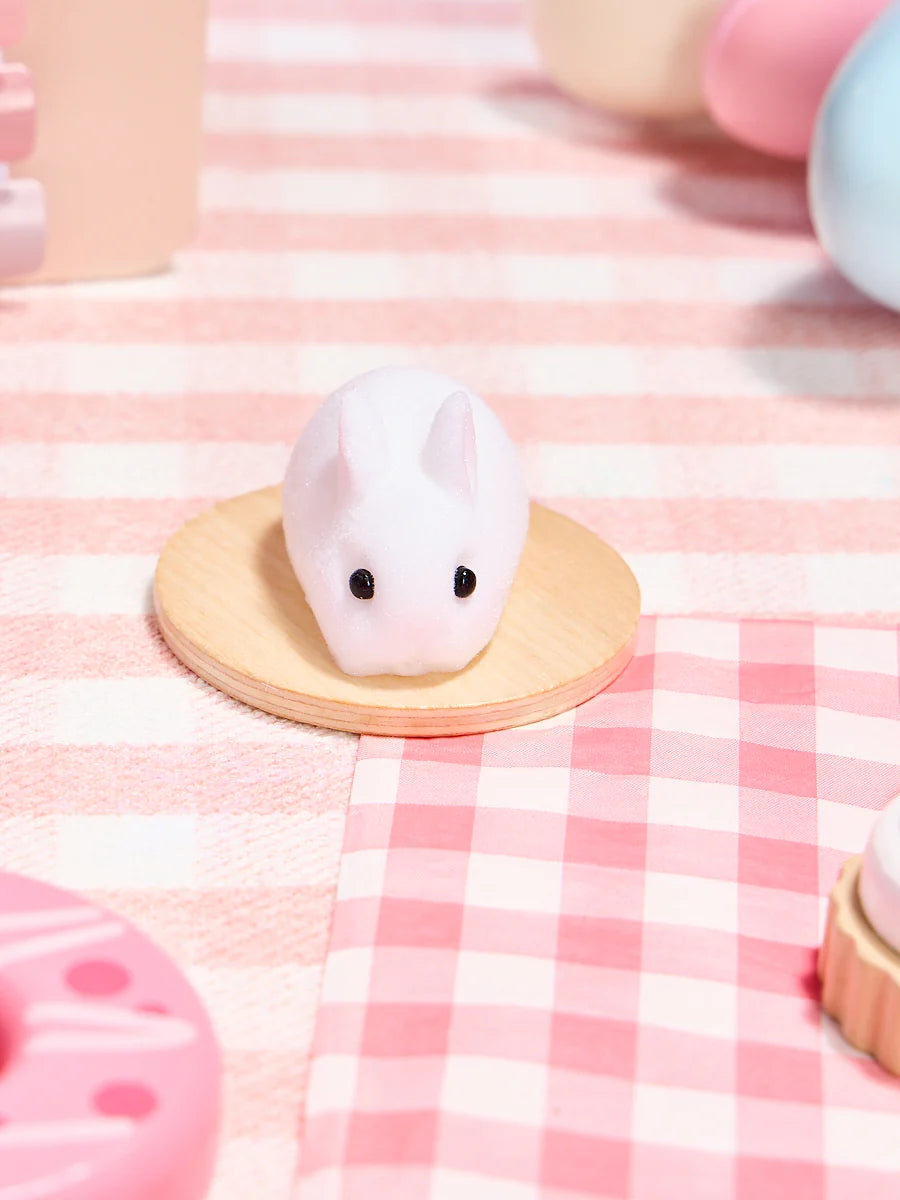 Flocked Mini Rabbit Taba Squishy