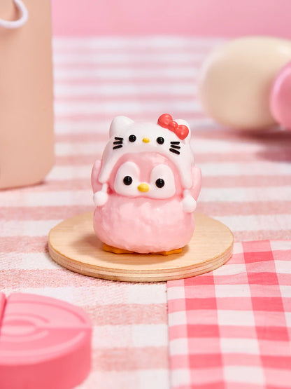 Cute Penguin with Kitten Hat Taba Squishy