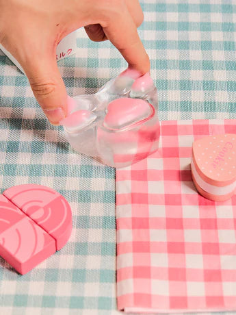 Transparent-pink Paw Squeeze Toys