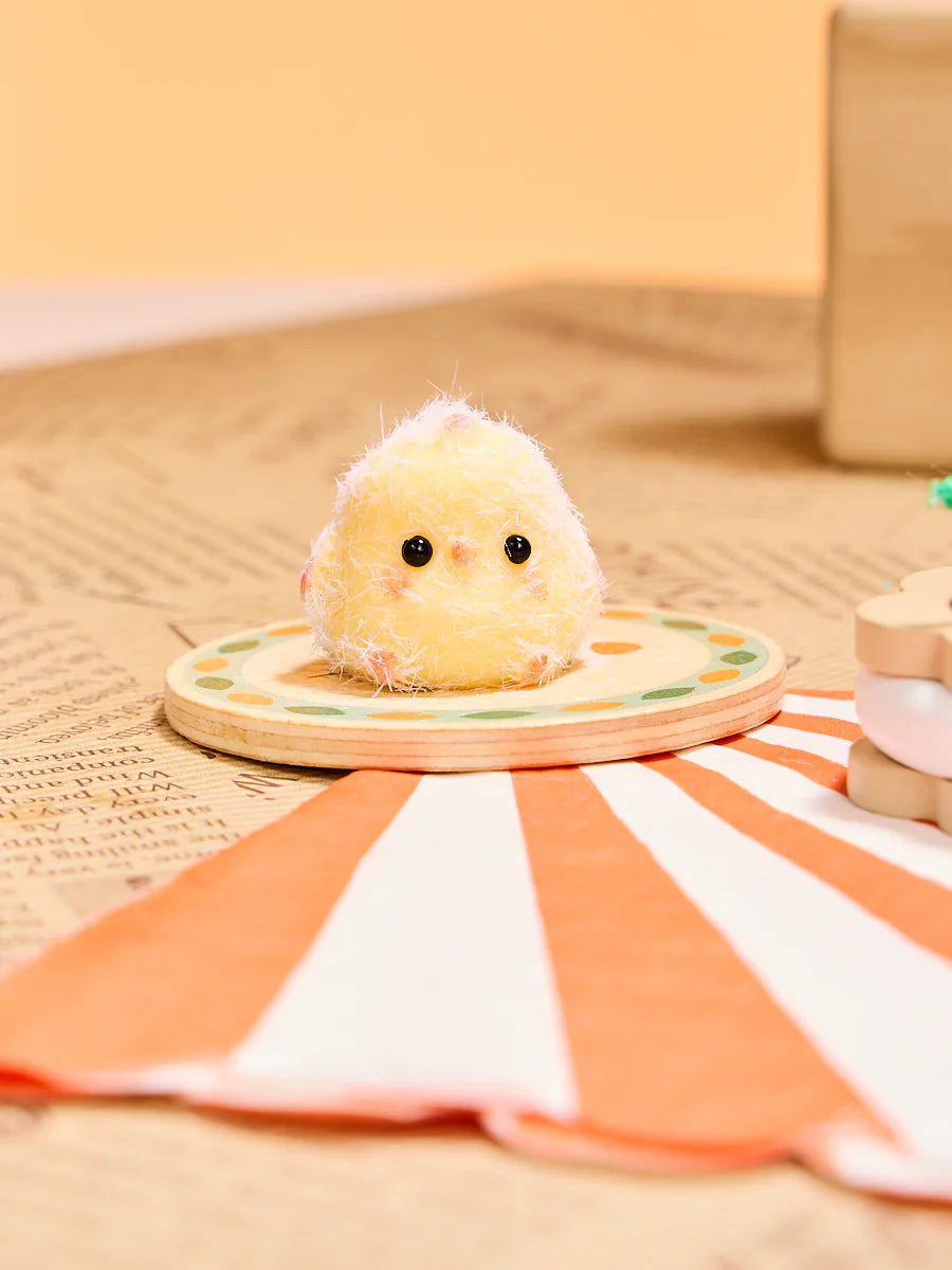 Flocked Mini Cute Chick Squeeze Toys