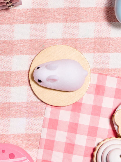 Flocked Mini Rabbit Taba Squishy