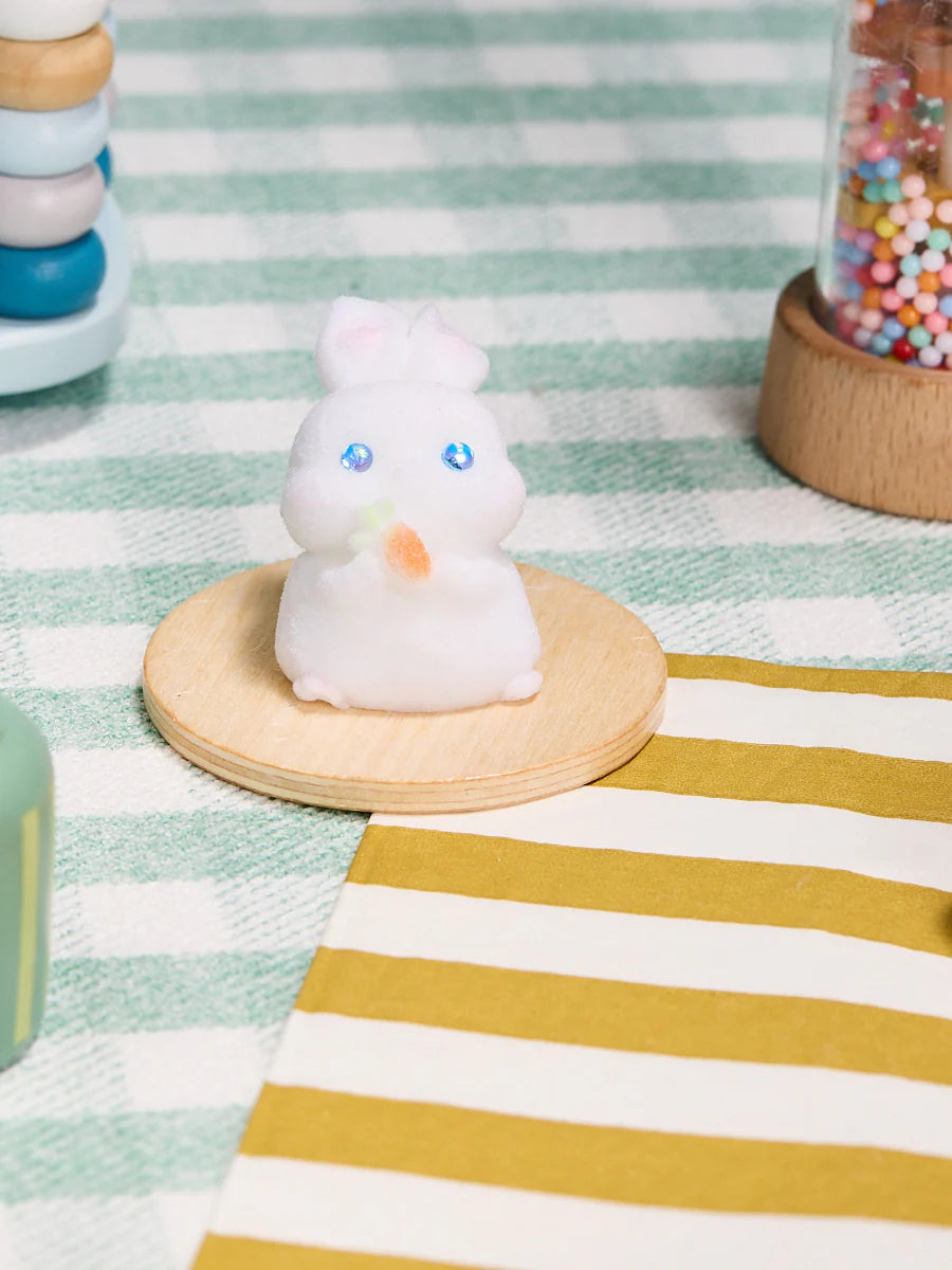 Flocked Mini Rabbit Taba Squishy