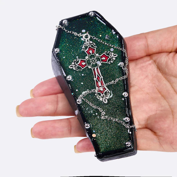 Dark Green Coffin Taba Squishy