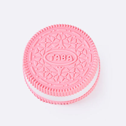 Jumbo Pink-white Sandwich Cookie Taba Squishy