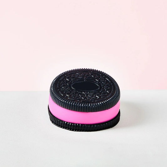 Black-fuchsia Cookie Sandwich Taba Squishy