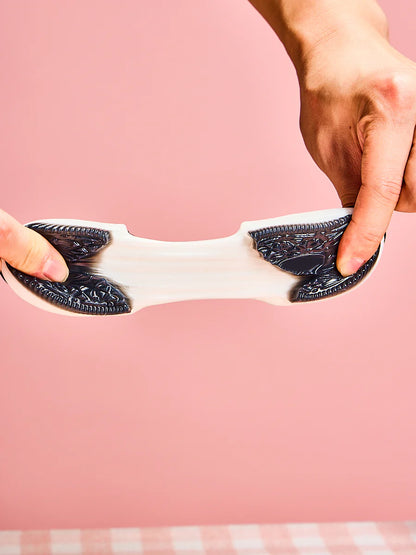 Black-white Stretchy Cookie Sandwich Taba Squishy