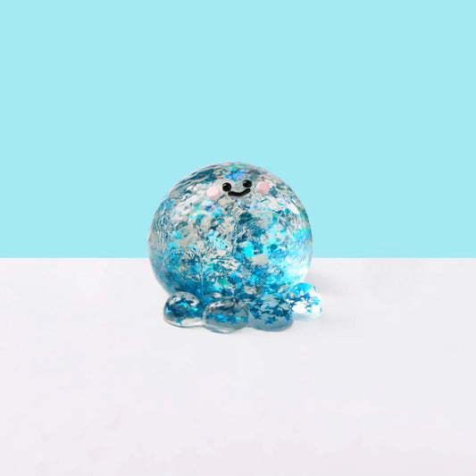 Blingbling Blue Octopus Taba Squishy