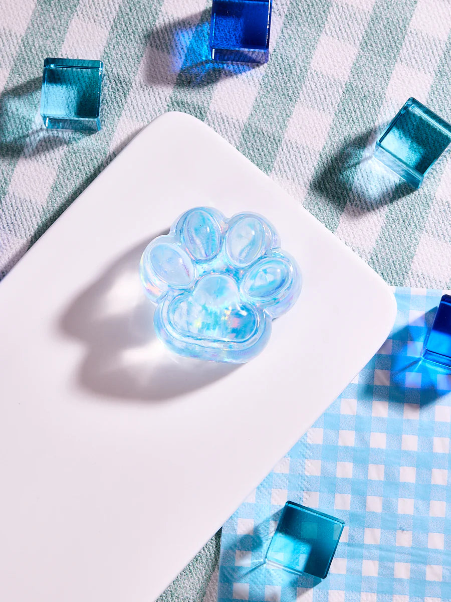 Blingbling Blue Paw Taba Squishy