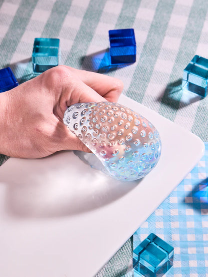 Blingbling Blue Strawberry Taba Squishy