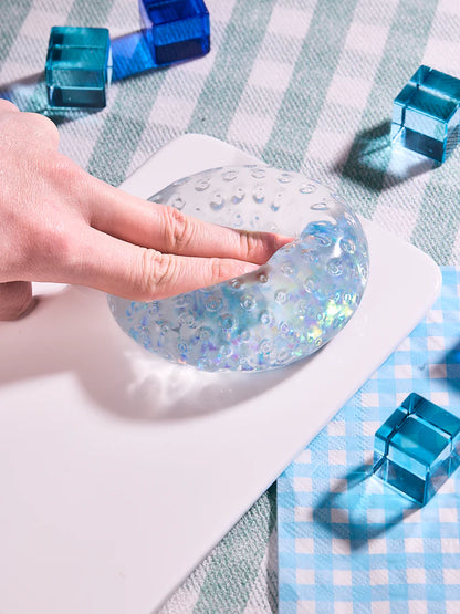 Blingbling Blue Strawberry Taba Squishy