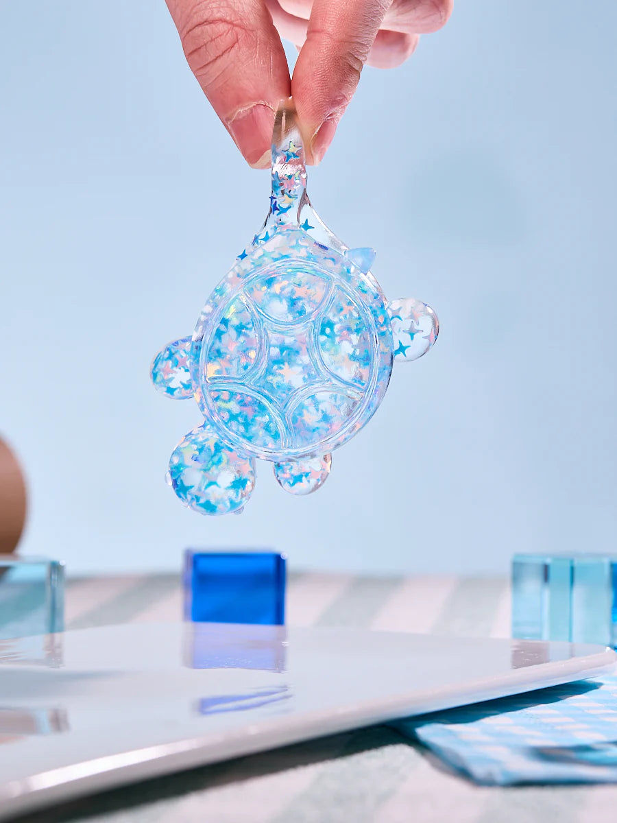 Blingbling Blue Turtle Taba Squishy