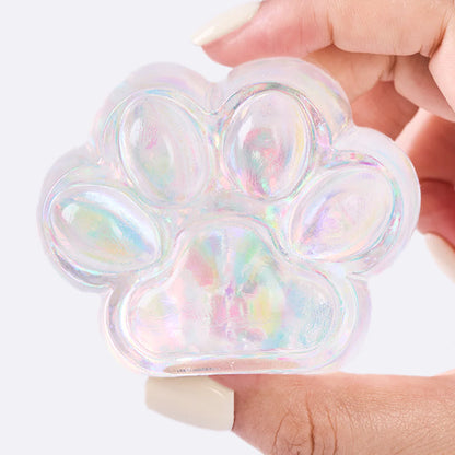 Blingbling Clear Paw Taba Squishy