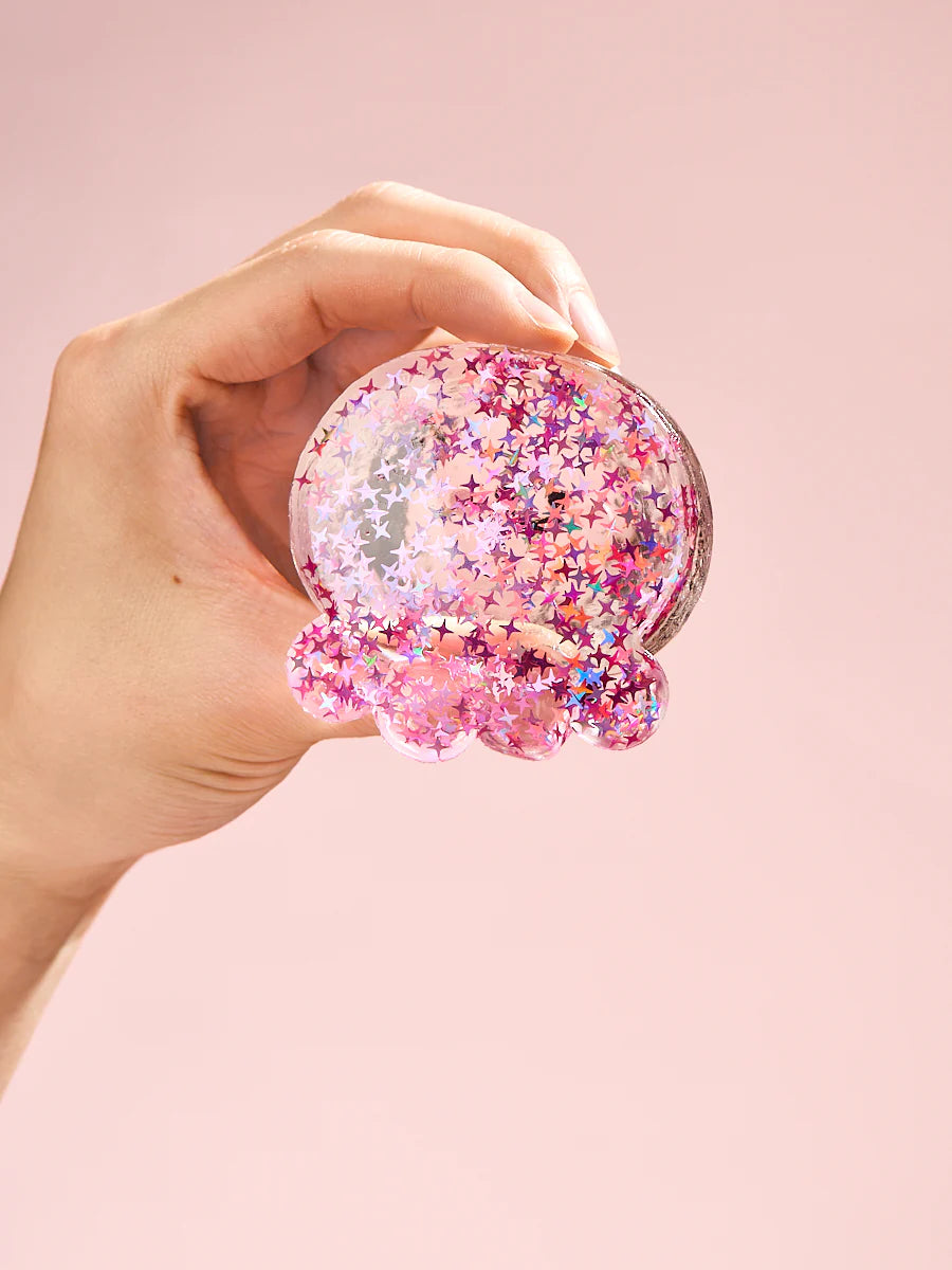 Blingbling Fuchsia Octopus Taba Squishy