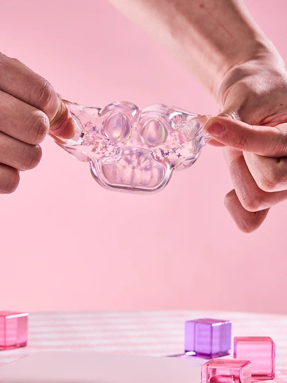 Blingbling Pink Paw Taba Squishy