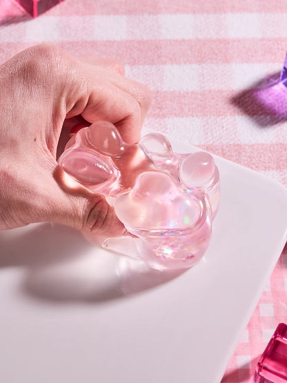 Blingbling Pink Paw Taba Squishy
