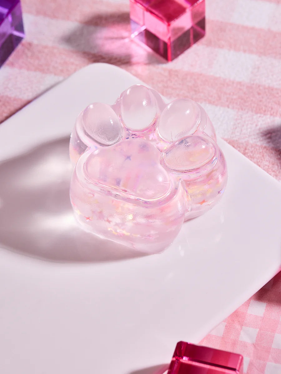 Blingbling Pink Paw Taba Squishy