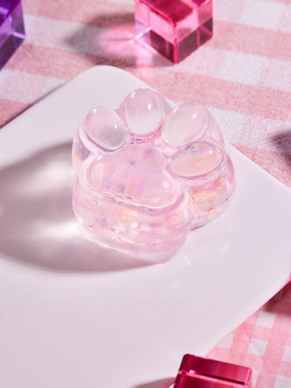 Blingbling Pink Paw Taba Squishy