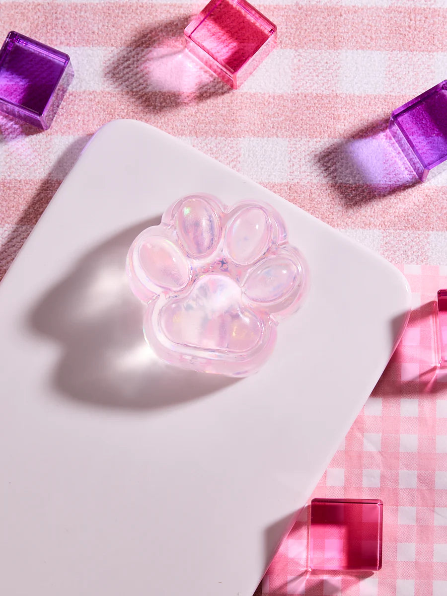 Blingbling Pink Paw Taba Squishy