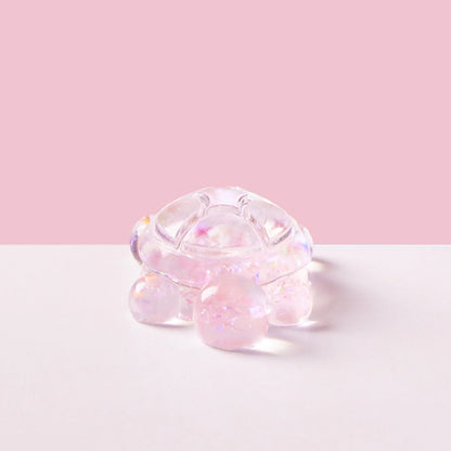 Blingbling Pink Turtle Taba Squishy
