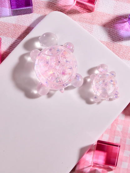 Blingbling Pink Turtle Taba Squishy