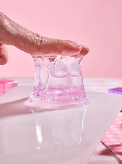 Blingbling Pink pudding Taba Squishy