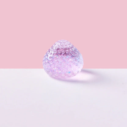 Blingbling Purple Little Strawberry Taba Squishy