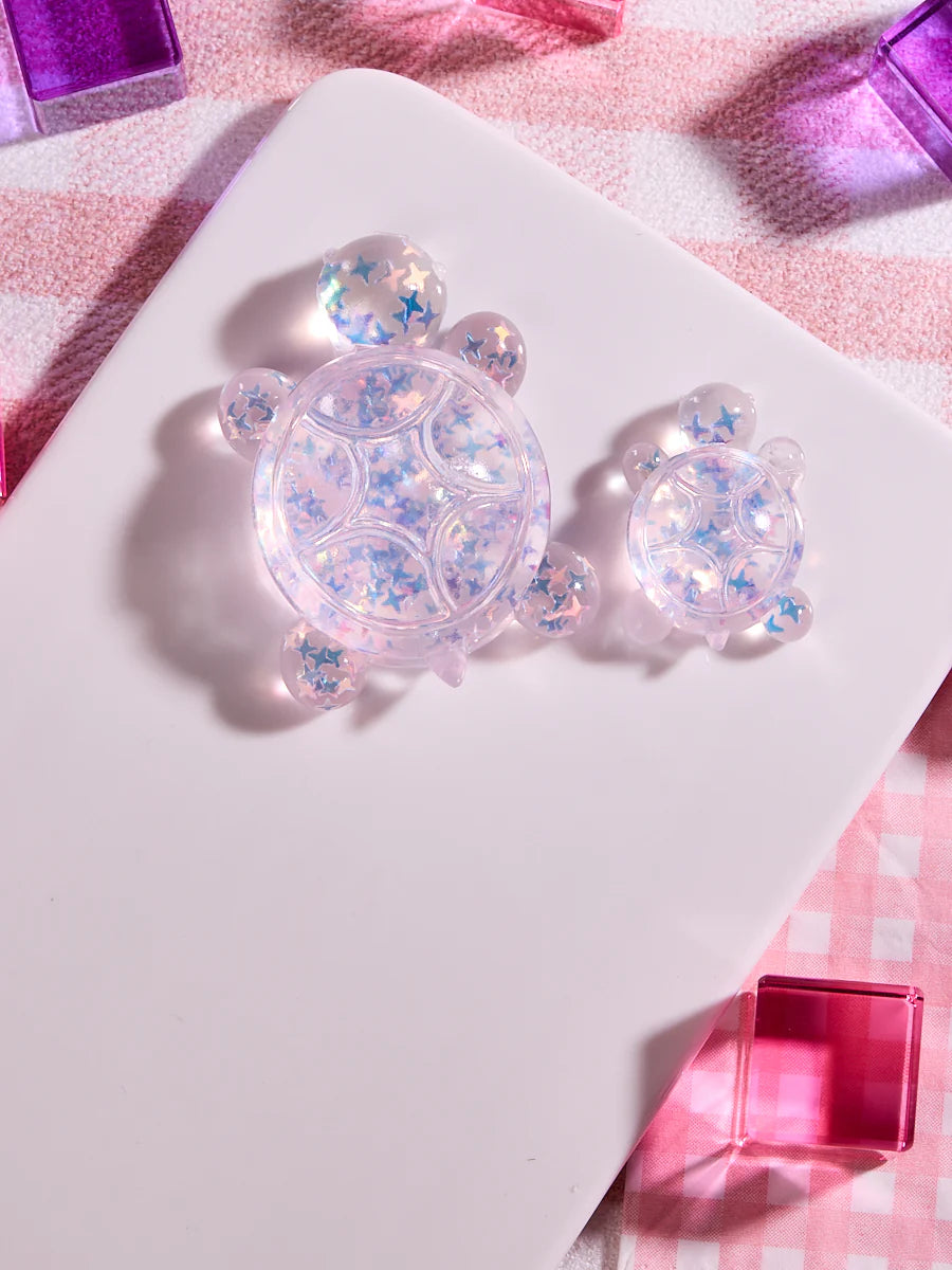 Blingbling Purple Turtle Taba Squishy
