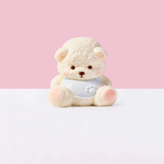 Blue Bib Bear Taba Squishy