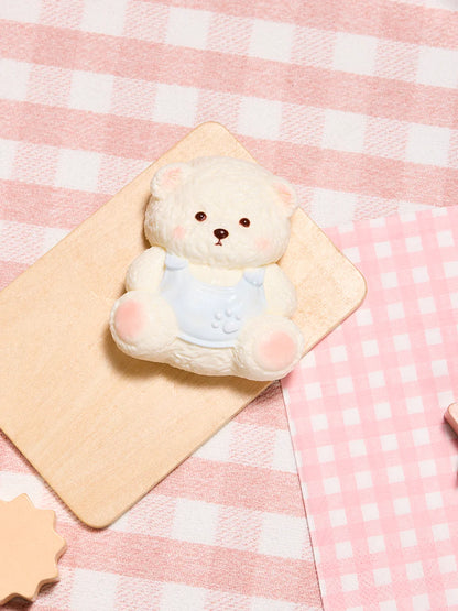 Blue Bib Bear Taba Squishy