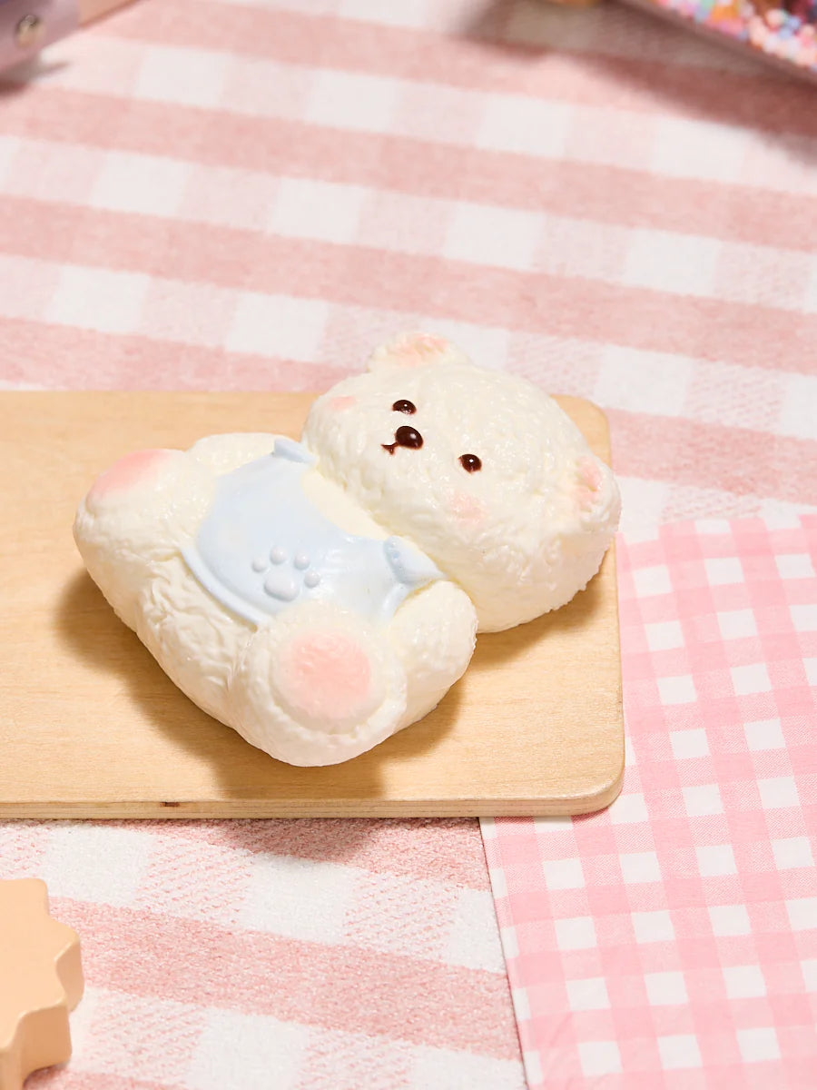 Blue Bib Bear Taba Squishy