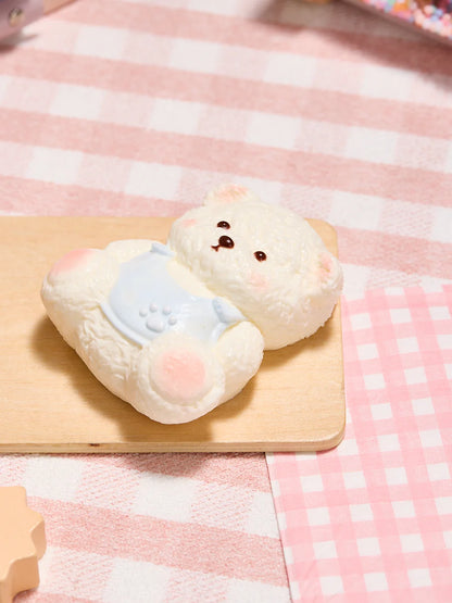 Blue Bib Bear Taba Squishy