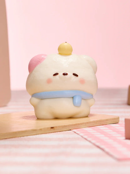 Blue Scarf Bear Taba Squishy
