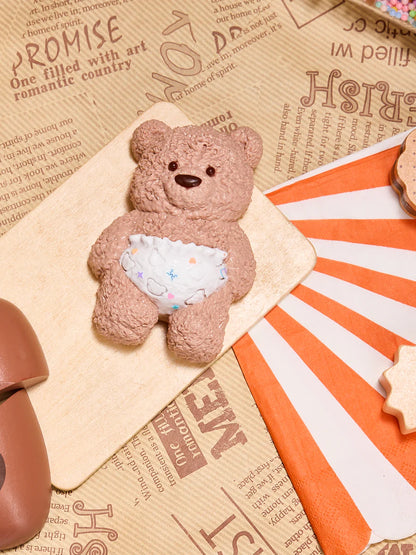 Brown Diaper Bear Taba Squishy
