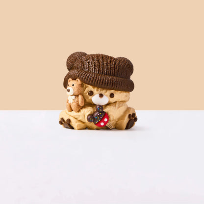 Brown Hat Bear Taba Squishy