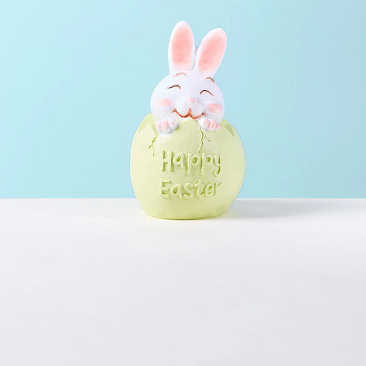 Bunny in Green Easter Egg Taba Squishy