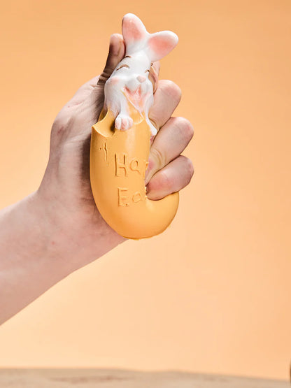 Bunny in Orange Easter Egg Taba Squishy