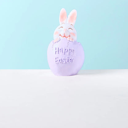 Bunny in Purple Easter Egg Taba Squishy