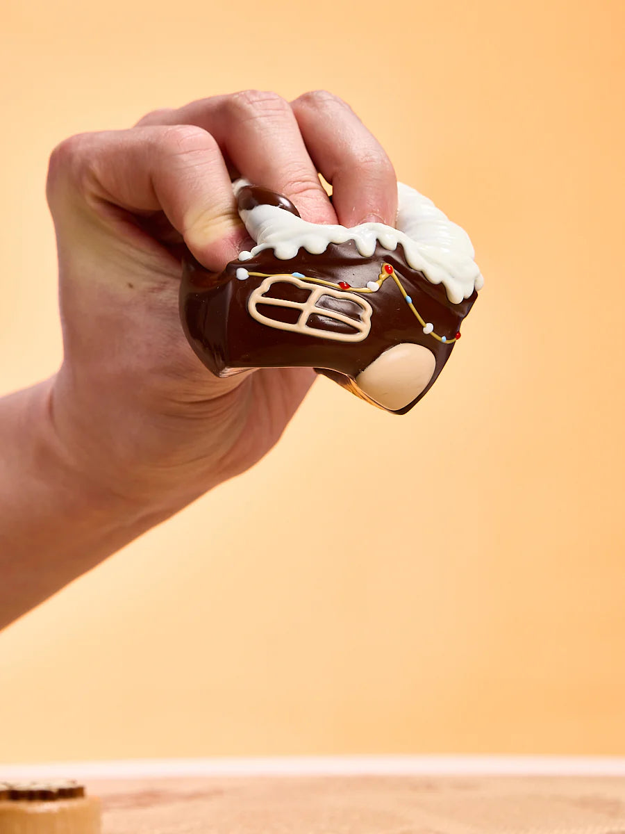 Chocolate Snow Cottage Taba Squishy