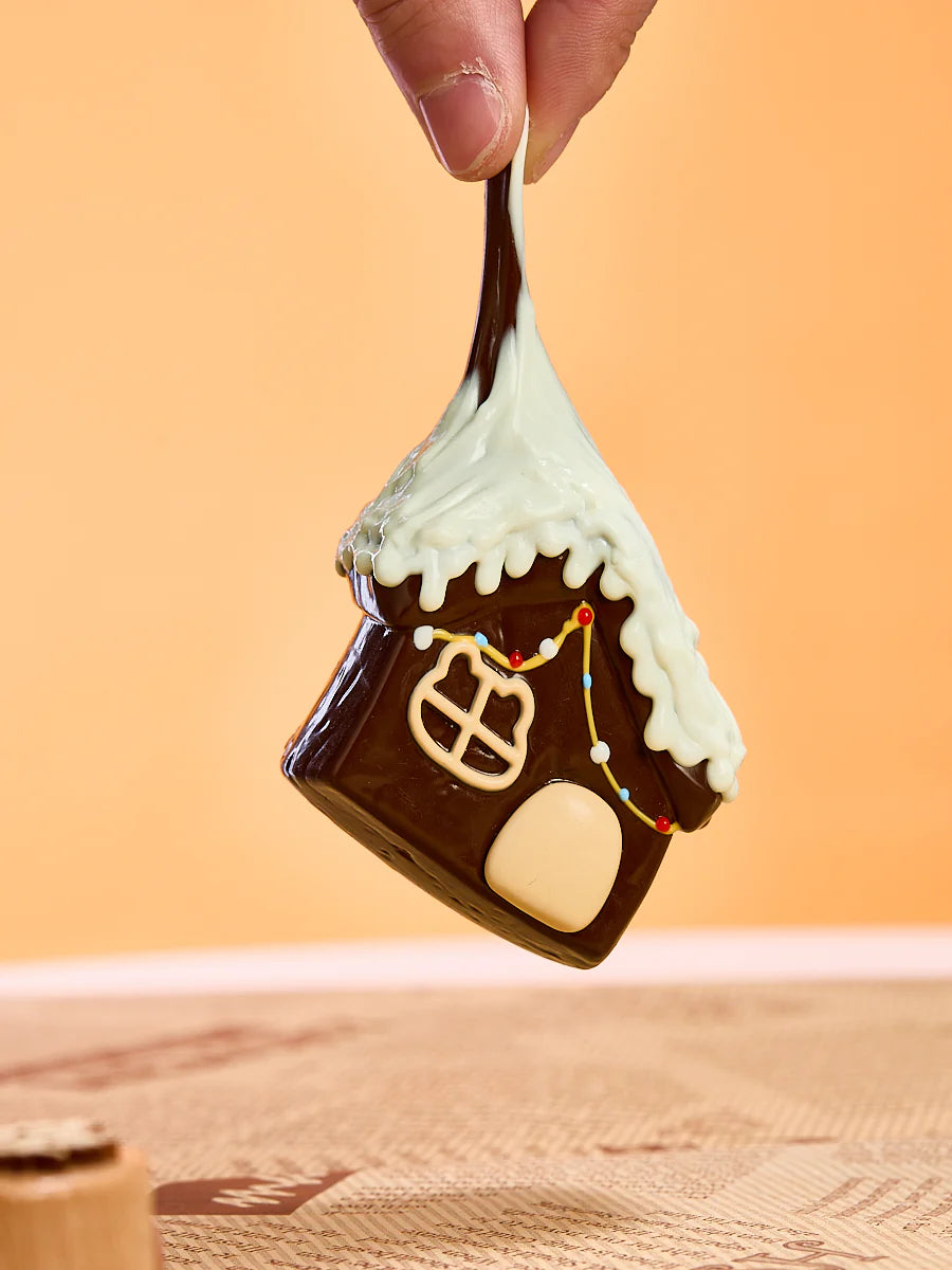 Chocolate Snow Cottage Taba Squishy