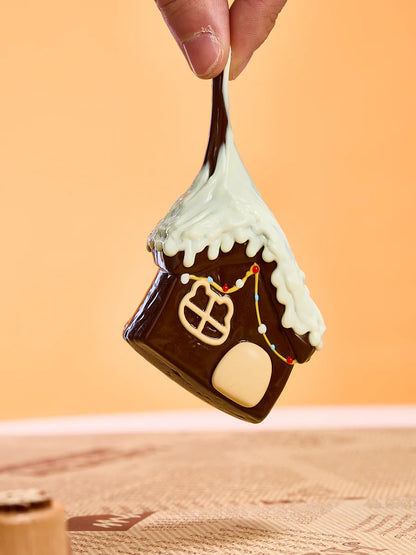 Chocolate Snow Cottage Taba Squishy